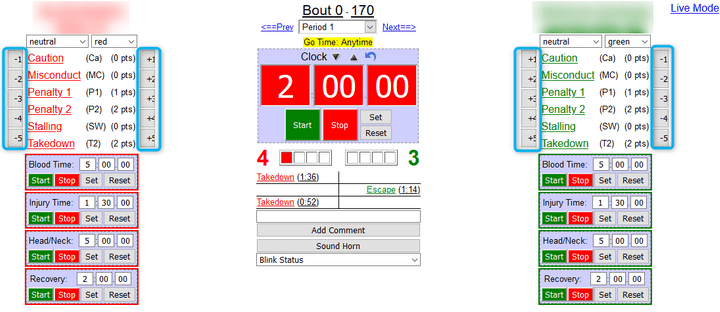 Trackwrestling Live Entry Dashboard